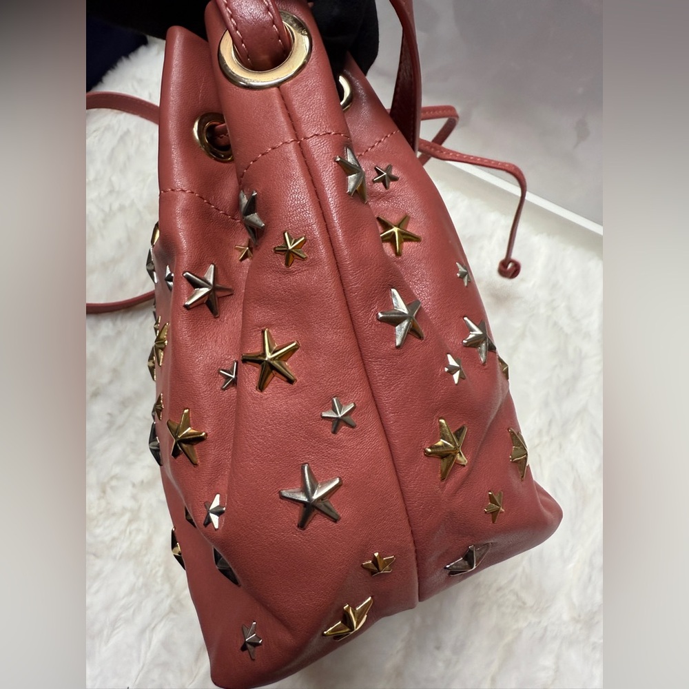 Jimmy Choo Pink Star-Embellished Bag - Picture 10 of 12